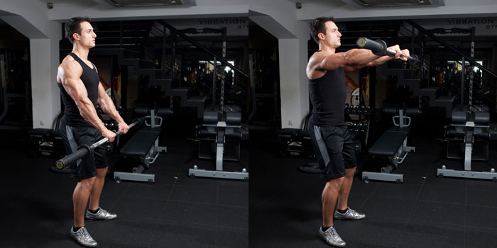 Standing-Barbell-Front-Raise