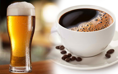 beer and coffee