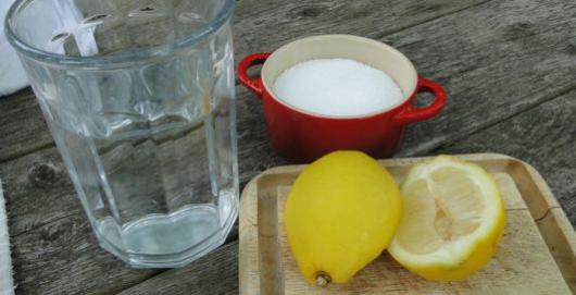 water salt lemon large