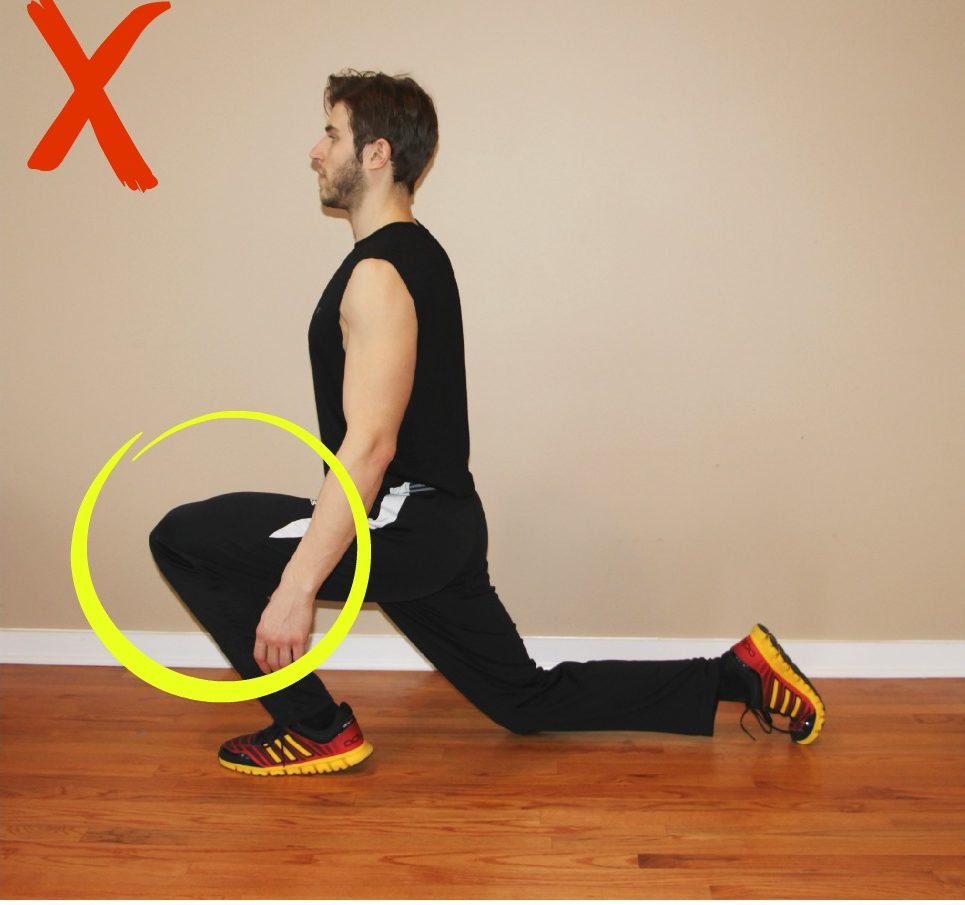 lunge common mistakes